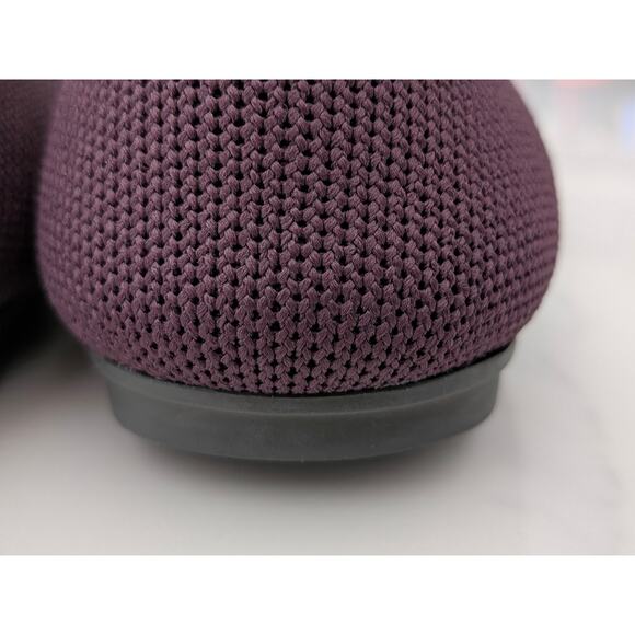 Rothy’s The Flat Eggplant Metallic Limited Edition Womens Size 7.5 Flats Retired - Picture 10 of 12